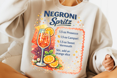 Cocktail Recipe Coaster PNG, Summer Cocktail Recipe Cards Product Image 5