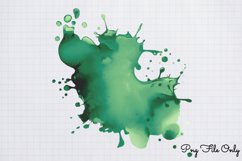 Watercolor Color Splash Clipart Bundle PNG Product Image 5