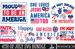 4th of July SVG Bundle,Fourth of July SVG Design Bundle Product Image 1