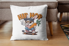 Funny Easter Bunny &amp; Raccoon PNG Product Image 4