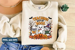 Teaching With My Boos PNG, Halloween Png Product Image 4