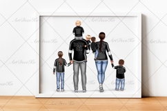 Hockey Family clipart: &quot;HOCKEY CLIPART&quot; Hockey jerseys PNG Product Image 3