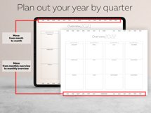 Dated Digital Planner 2021 2022 for iPad Calendar Lists Goal Product Image 3