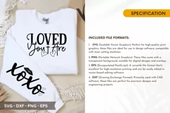 Loved You Are SVG Design - Sleeve Shirt Design Svg Product Image 4