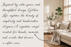 Golden Life Fonts - Handwritten Script Font, Elegant Wedding Product Image 4