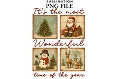 Wonderful Christmas png design for T-shirts Product Image 1