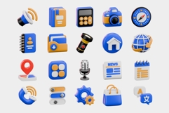 3D App Launcher Icon Collection Bundle 02 Product Image 2