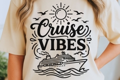 Cruise Vibes Svg, Cruise Ship Svg, Family Cruise Svg. Product Image 5
