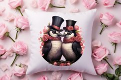Gothic Valentines Day Clipart, Valentine Skeleton Product Image 4
