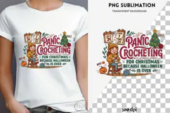 Christmas crochet png design for T-shirts Product Image 4