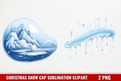 Christmas Snow Cap Sublimation Clipart Product Image 1