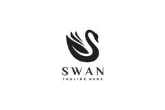 Swan Golden Logo Vector Illustration Product Image 4