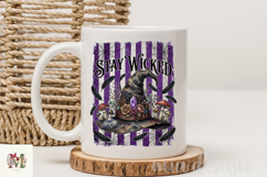Stay Wicked Halloween PNG, Witch Hat Crystal Sublimation Product Image 3