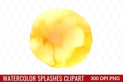 Watercolor Splash Clipart sublimation Product Image 1