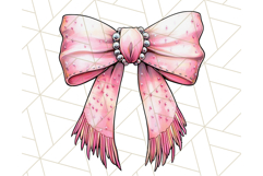 Western Style Bow PNG, Cute Cowboy, Cowgirl Coquette Png Product Image 4