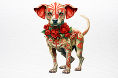 Christmas Skeleton Sublimation PNG Product Image 4