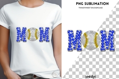 Baseball mom png design for T-shirts Product Image 4