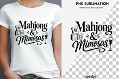 Mahjong quote png design for T-shirts Product Image 4