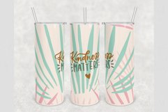 Kindness Matters Tropical 20oz tumbler sublimation design Product Image 1