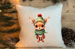 Christmas Farm Animals Sublimation Clipart Product Image 4