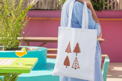 Geometric Christmas Tree Set Embroidery Design Product Image 4