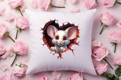 Valentine Broken Heart Animal Clipart, Valentines Couple Product Image 4