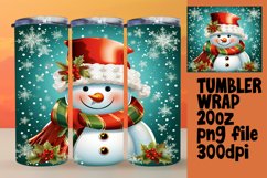 20oz Christmas Joy Sublimation Tumbler Art Product Image 1
