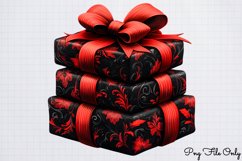 Gothic Christmas Sublimation clipart Bundle Product Image 5