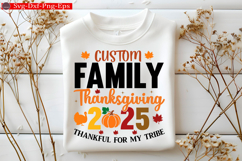 Thanksgiving 2025 PNG Funny Matching Crew Shirts,Family Product Image 4