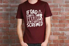 If Dad Can't Fix It We're All Screwed Svg, Father's Day Svg. Product Image 5