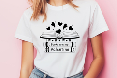 Valentine bookish clipart, Romance books png, Valentines day Product Image 4