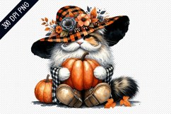 Halloween Cat Sublimation - Clipart PNG Design Product Image 1