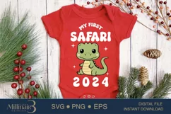My First Safari 2024 SVG PNG Sublimation | Newborn |Vacation Product Image 4