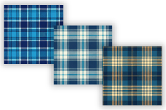 Blue Tartan Seamless Pattern, Classic Navy Plaid Product Image 4