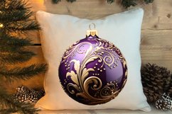 Christmas Bauble Sublimation Clipart, Christmas Bauble Product Image 4