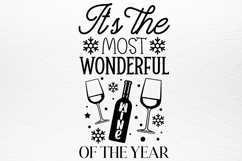 Christmas Wine SVG Product Image 4