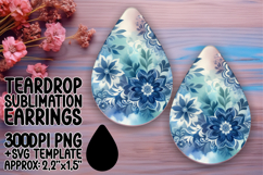 Vibrant Teardrop Design PNG for Creative Projects , Watercol Product Image 1
