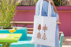 Modern Minimalist Christmas Tree Embroidery Design Product Image 4