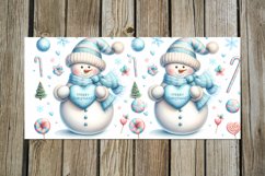 Christmas Snowman | Xmas Sublimation Mug design bundle, PNG Product Image 4