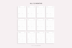 2030 Monthly Planner Printable &amp; Fillable, A4/Letter Size Product Image 4