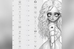 50 Procreate Creepy Dolls Stamp Brushes Product Image 7