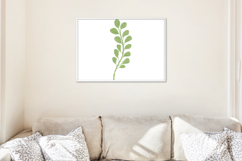 Leaf Stem Embroidery Design Nature-Inspired Pattern Product Image 4