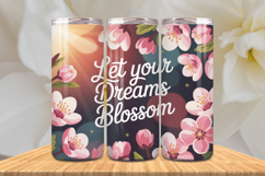 Positive Affirmations 20oz Tumbler wrap Inspirational Quotes Product Image 1