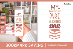 Bookmark Saying SVG | Funny Book Lovers - My Bookshelves Product Image 1