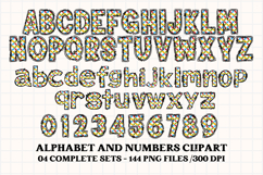 Back to School Alphabet png, letters doodle, school clipart Product Image 4