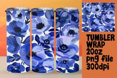 Botanical Bliss 20oz Tumbler Sublimation Wrap Product Image 1
