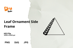 Leaf Ornament Side Frame Product Image 1