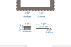 Weaving loom square 4 side small digital download file fiber Product Image 4