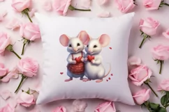 Valentines Day Animal Couple Clipart, Valentine Couple Product Image 4