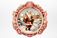 Vintage Pink Christmas Clipart Product Image 4
